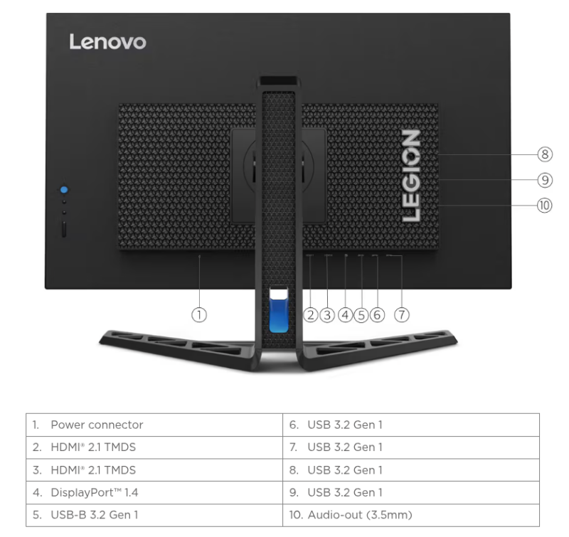 67A7GAC3EU Legion Y27qf-30 Monitor